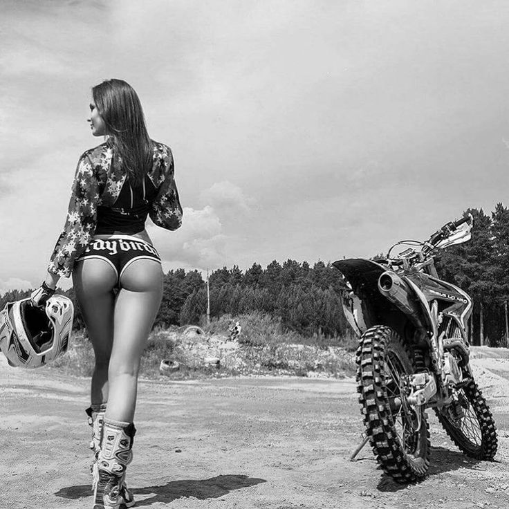 Beautiful girls and motorcycles in Batam